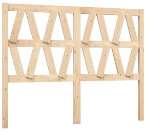 vidaXL Hoofdbord 156x4x100 cm massief grenenhout