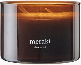 Geurkaars 3-lonts Dark Wood (nootmuskaat, kruidnagel & amber)