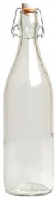 Beugelfles, glas, 1 l