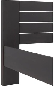 Goossens Bedframe Aberson, 90 x 200 cm met hoog voetbord