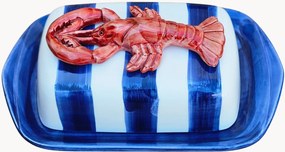 Handgeschilderde botervloot Lobster