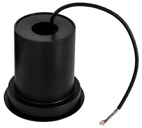 Set van 6 moderne buiten grondspots zwart AR70 verstelbaar IP65 - Delux