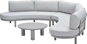 Garden Impressions Mallorca loungeset 4-delig - taupe