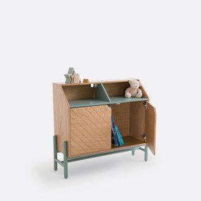 Lage boekenkast voor kinderen, Waldo