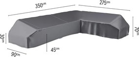Platinum Aerocover platform loungesethoes rechts - Ademende hoes voor loungeset met platform rechts 350 x 275 x 90 x H30/45/70cm