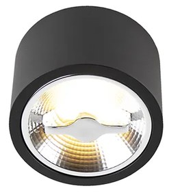 Moderne plafondSpot / Opbouwspot / Plafondspot zwart AR111 incl. LED - Expert Modern QR111 / AR111 / G53 rond Binnenverlichting Lamp