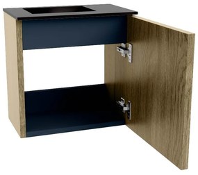 Mondiaz Joya 40cm toiletmeubel dusk met wastafel faye links zonder kraangat urban
