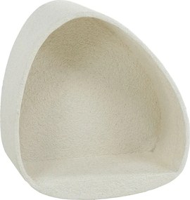 Wit Wandschap Organische Vorm - 42x21x45cm.