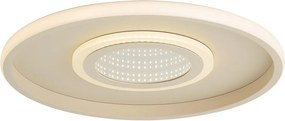 Moderne plafondlamp wit incl. LED 3-way switch - Frini