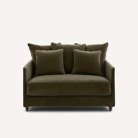 2-zits omvormbare bank van fluweel, Lazare