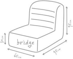 Outbag Zitzak Stoel Bridge Plus Outdoor - Beige