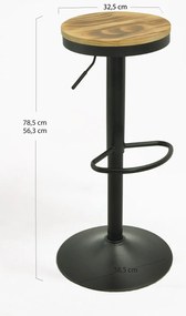 Pack 6 Vikin Stolen Houten Zitting