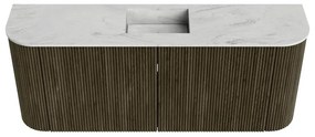 Mondiaz Joya DLux 105cm toiletmeubel ronding links/rechts shadow met wastafel faye midden zonder kraangat opalo