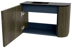 Mondiaz Joya 60cm toiletmeubel ronding rechts shadow met wastafel faye links 1 kraangat urban