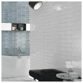 Wandtegel 7,5x30 Cm Cifre Soul White Glans RBT162