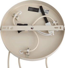Moderne hanglamp beige met ronde kap 3-lichts - Concerto