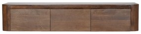 Hangend Tv-meubel Donker Hout 160 Cm - 160x40x30cm.