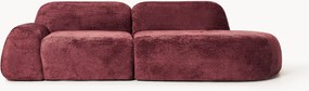 Modulaire teddy bouclé bank Wolke (3-zits)