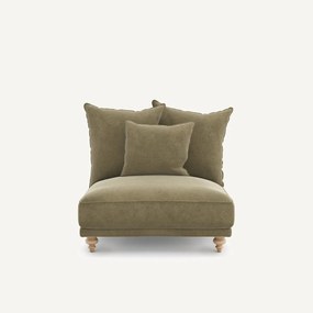 Bank in linnen fluweel, LAZARE