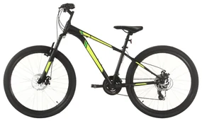 vidaXL Mountainbike 21 versnellingen 27,5 inch wiel 38 cm frame zwart
