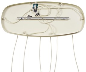 Scandinavische hanglamp creme 6-lichts - Biles