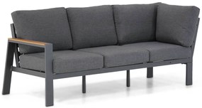 Loungeset 4 personen Aluminium/polywood Grijs  Domani Furniture Pescara