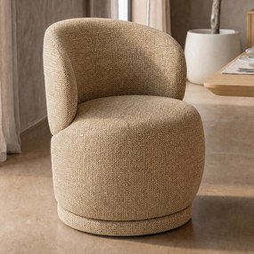 Eleonora Sulo Ronde Eetkamerstoel Mosterd Draaibaar