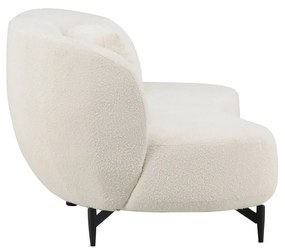 Jörn Luis Sofa - 2,5-Zitsbank - Wit Boucle / Teddy Stof - Jorn