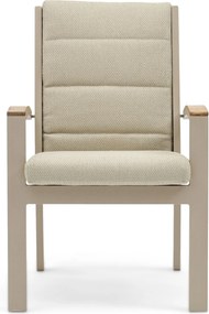 Tuinstoel Aluminium Zand/Beige Osmen Midura