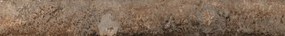 Navale Grava plint tegel 7.5x60cm bruin gerectificeerd