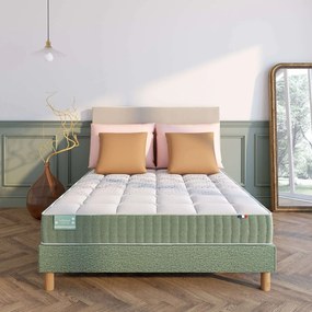 672-veerset stevige matras + lattenbodem