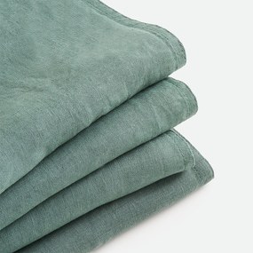 Set van 4 servetten van gewassen linnen Victorine
