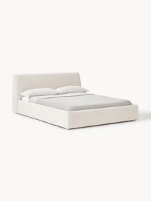 Bouclé gestoffeerd bed Cloud