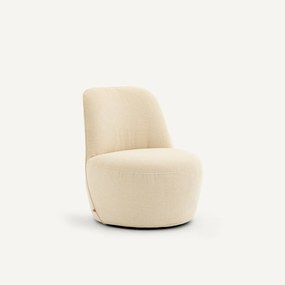 Draaibare fauteuil, in polyester, ROSEBURY, ontwerp Emmanuel Gallina