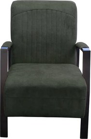 Fauteuil - Giulietta - velours Adore Hunter groen 156