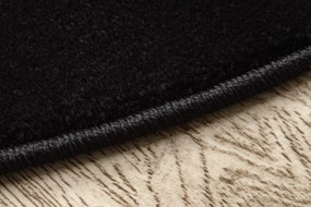 Tapijt HAMPTON Border rond kader zwart