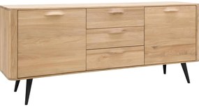 Goossens Dressoir Bjarte, 2 deuren 3 laden