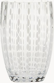 Mondgeblazen tumbler Perle, 2-delig