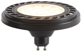 GU10 dimbare LED AR111 zwart 8W 600 lm 2700K