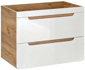 Comad Aruba White 821 FSC onderkast 80cm eiken/wit