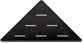 LoooX Corner Shelf inbouw hoekplanchet 30x22x1 cm mat zwart