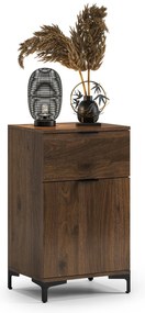 Kast LANA 01 Elegant walnoot - STAANDE KAST MET LA