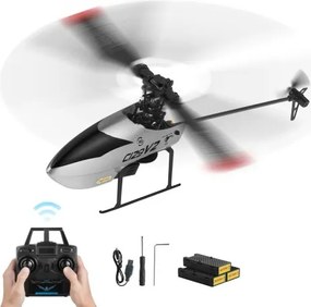 VEVOR RC-helikopter, 2,4 GHz afstandsbedieningshelikopter met gyro, 4-kanaals RC-vliegtuig voor beginners, 39 minuten vliegtijd, opstijgen/landen met één knop, speelgoed voor kinderen vanaf 8 jaar