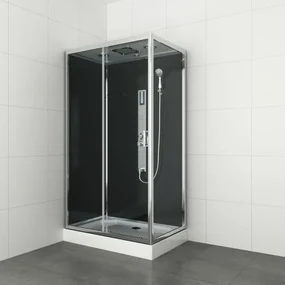 Badstuber Trend gesloten douchecabine kitvrij rechthoek 120x80x215cm