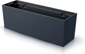 Prosperplast Urbi Case Plantenbak - 58 cm - Antraciet - Inclusief Inzet