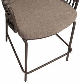 4 Seasons Outdoor Capalbio counter stoel terre  Tuinstoel    bruin weerbestendig