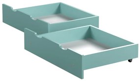 Kinderen Turkoois Dubbele lades - Opbergruimte onder bed 5056231770149 Children's Beds Home, 140x70 Children's Beds Home