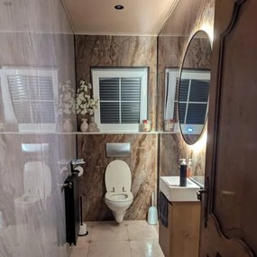 PVC Marmer Wandpaneel Onyx Koper 260x122x0,3cm