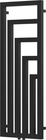 Mexen Alaska decoratieve radiator 1216 x 440 mm, 542 W, zwart - W205-1216-440-00-70