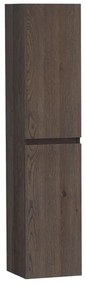 Saniclass Solution Badkamerkast - 160x35x35cm - 2 links- rechtsdraaiende deuren - hout - black oak HK-MES160BO